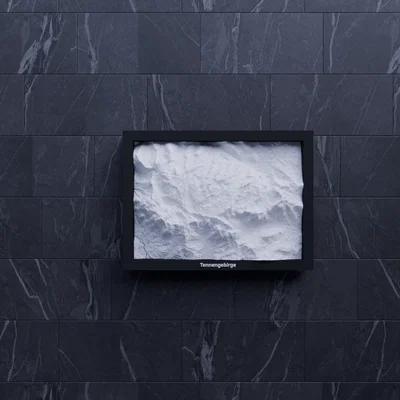 Tennengebirge, Áo - Mô hình thu nhỏ 3D