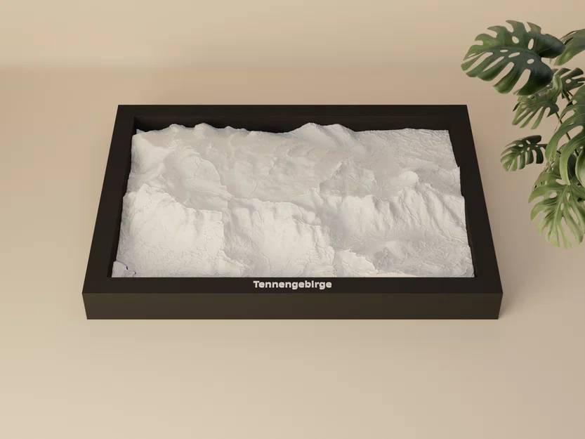 Tennengebirge, Áo - Mô hình thu nhỏ 3D - Image 5