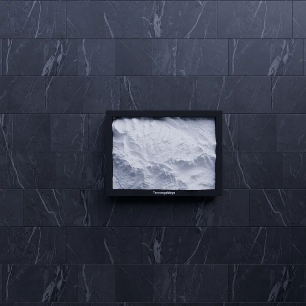 Tennengebirge, Áo - Mô hình thu nhỏ 3D - Image 7