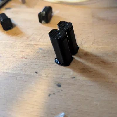 Điểm gắn zip tie (hoặc nút vent) cho DK Riser – Blazecut Mount cho X1C