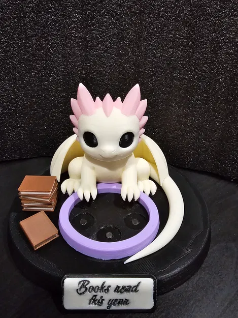 Nestguard Book Counter – Rồng chibi đếm sách với trứng nam châm - Image 6