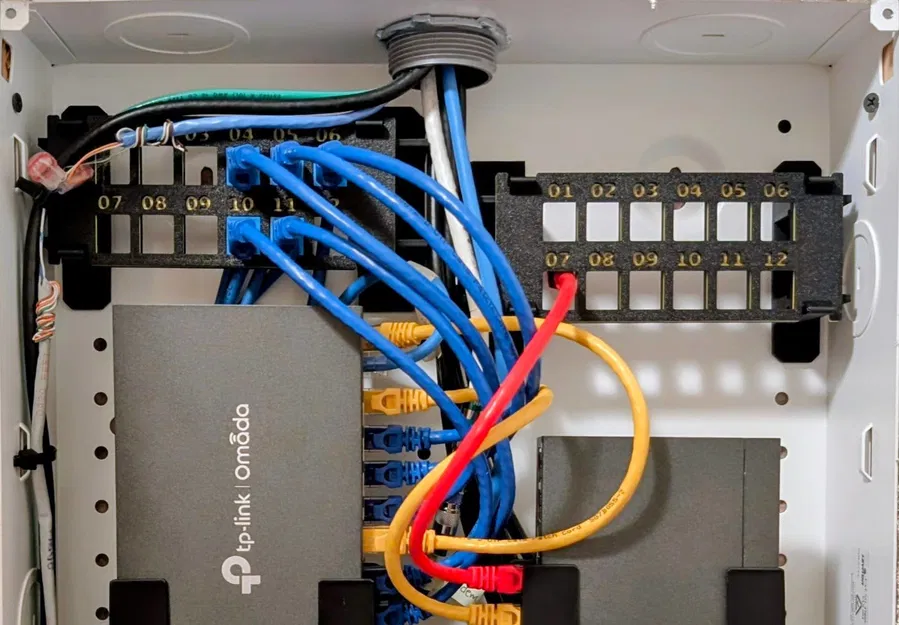 Bảng Patch Panel Keystone (12 cổng) - Image 1