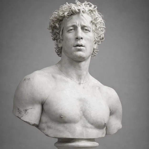 Bán thân tượng marble tân cổ điển – Hình thể nam dáng thể thao - Image 1