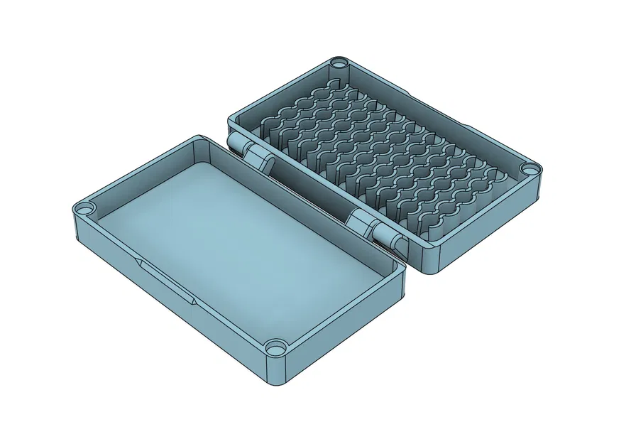 Hộp Nozzle Trơn (print-in-place, MK8/V6/Volcano, remix dùng nam châm) - Image 1