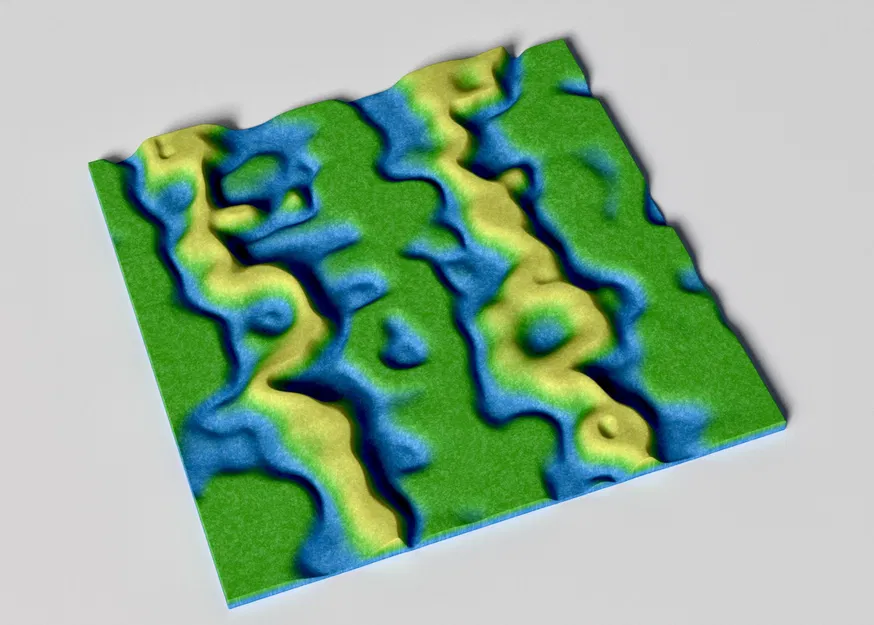 Dual Valley - Trang trí treo tường - Đạo cụ - Image 1