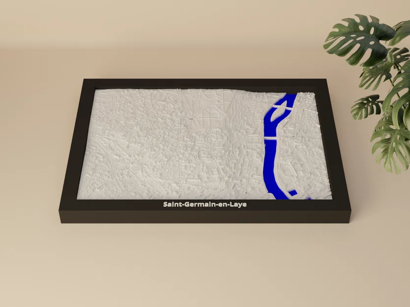 Saint-Germain-en-Laye, Pháp - Mô hình 3D thu nhỏ - Image 1