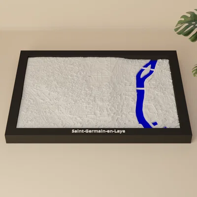 Saint-Germain-en-Laye, Pháp - Mô hình 3D thu nhỏ