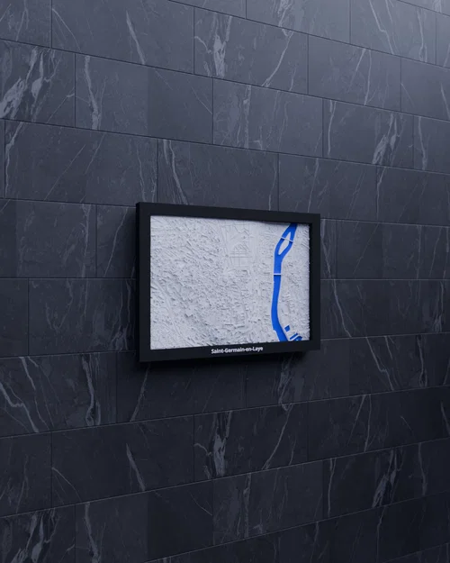 Saint-Germain-en-Laye, Pháp - Mô hình 3D thu nhỏ - Image 2