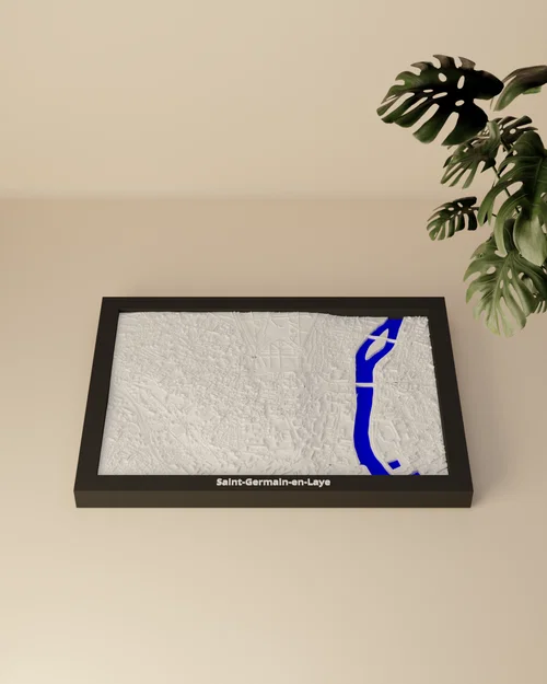 Saint-Germain-en-Laye, Pháp - Mô hình 3D thu nhỏ - Image 3