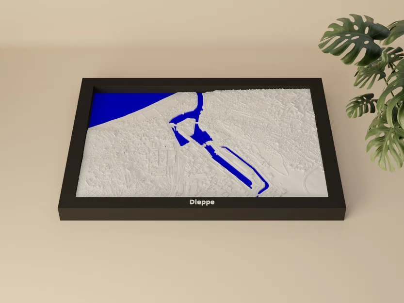 Dieppe, Pháp - Mô hình thu nhỏ 3D - Image 1