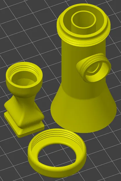 Membran-Pfeife - Tröte S / Membrane whistle - horn S - FS DruLuSchKo S - Image 2