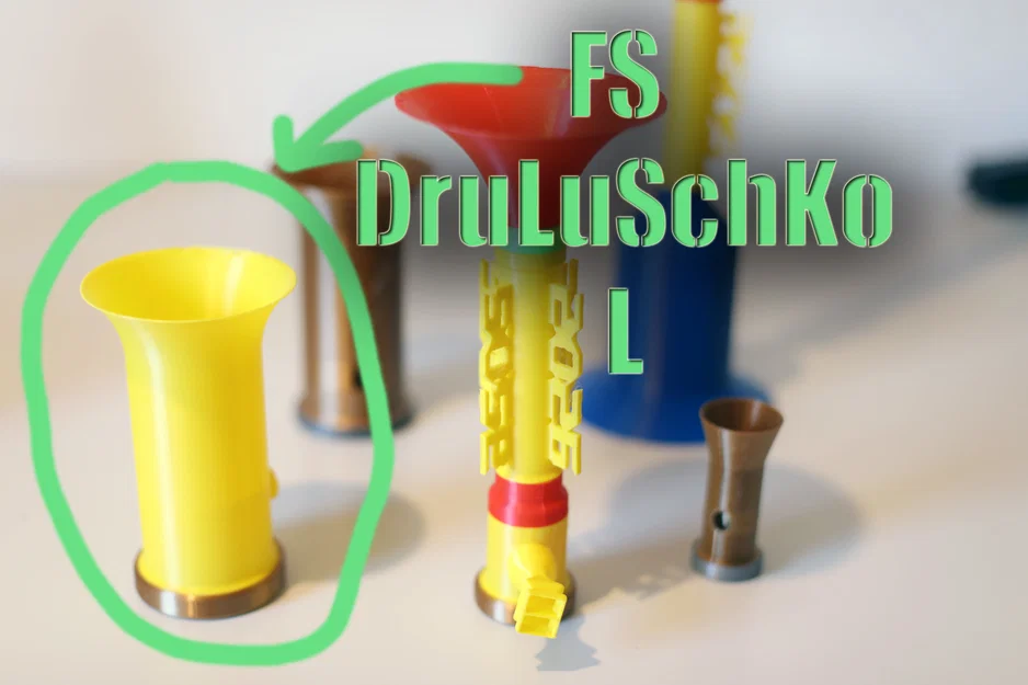 Membran-Pfeife - Tröte L / Còi màng - kèn L - FS DruLuSchKo L - Image 1
