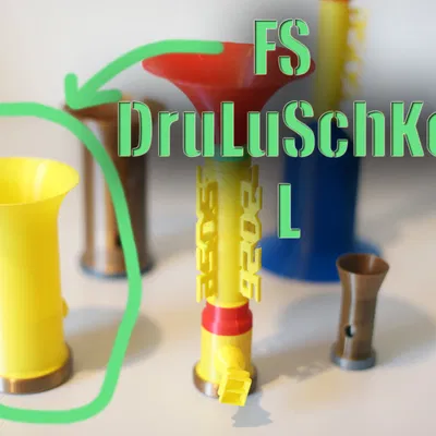 Membran-Pfeife - Tröte L / Còi màng - kèn L - FS DruLuSchKo L