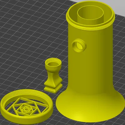 Membran-Pfeife - Tröte L / Còi màng - kèn L - FS DruLuSchKo L