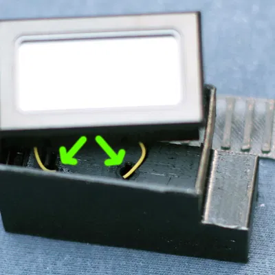 Vỏ tối giản cho thermometer hygrometer dùng pin AA (Mignon)