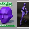 Đầu Nữ Polygonal - Dummy 13 Version 1 - Thumbnail 1
