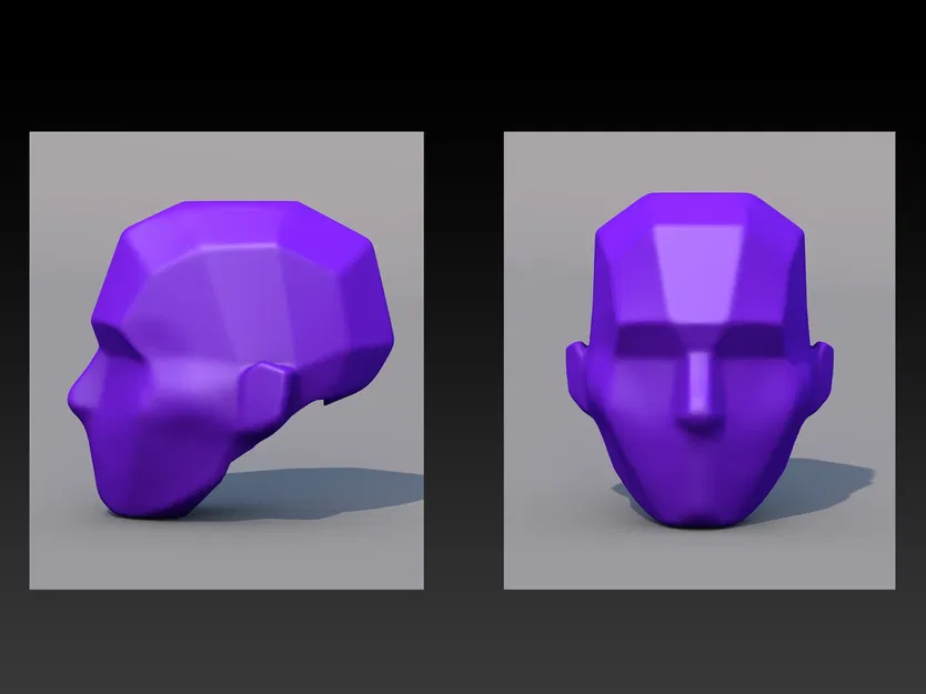 Đầu Nữ Polygonal - Dummy 13 Version 1 - Image 3