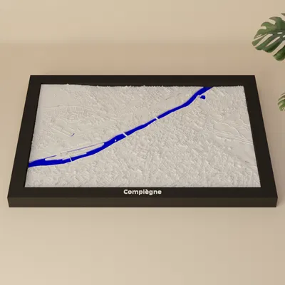 Compiègne, Pháp - Mô hình thu nhỏ 3D