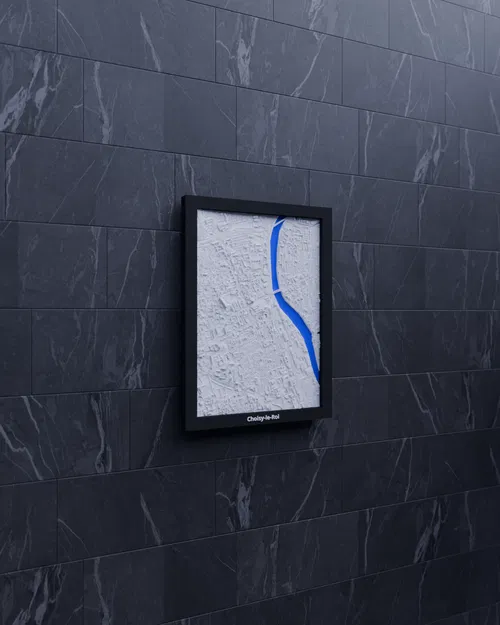 Choisy-le-Roi, Pháp - Mô hình thu nhỏ 3D địa hình - Image 4