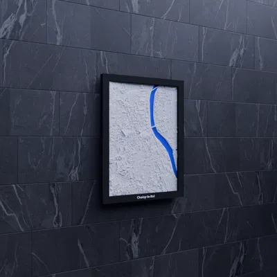 Choisy-le-Roi, Pháp - Mô hình thu nhỏ 3D địa hình