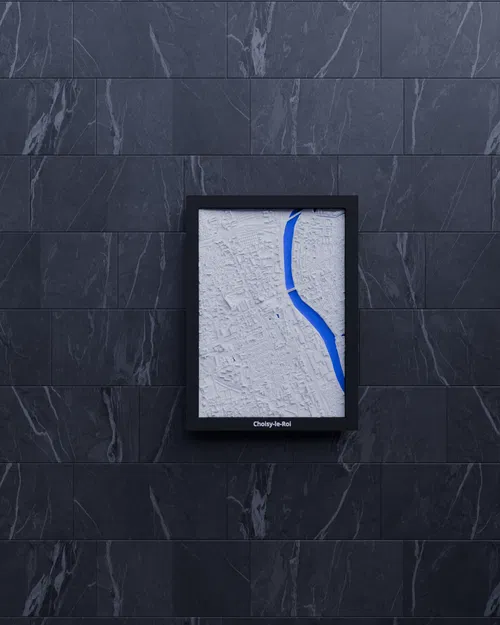 Choisy-le-Roi, Pháp - Mô hình thu nhỏ 3D địa hình - Image 5