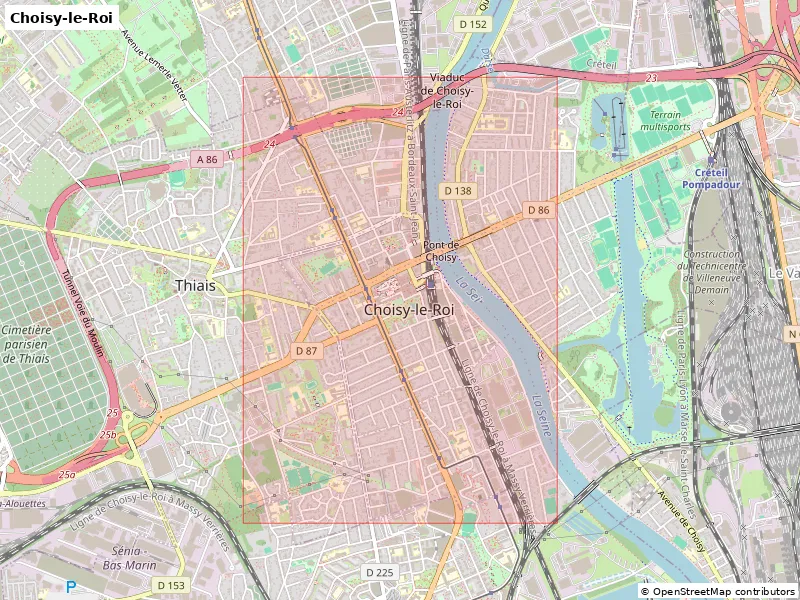 Choisy-le-Roi, Pháp - Mô hình thu nhỏ 3D địa hình - Image 8