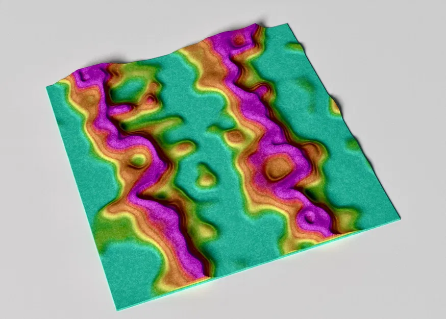 Dual Ridges - Trang trí tường - Prop - Image 1