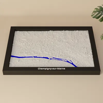 Champigny-sur-Marne, Pháp - Mô hình thu nhỏ 3D