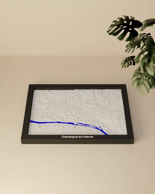 Champigny-sur-Marne, Pháp - Mô hình thu nhỏ 3D - Image 3