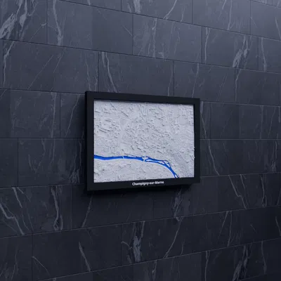 Champigny-sur-Marne, Pháp - Mô hình thu nhỏ 3D