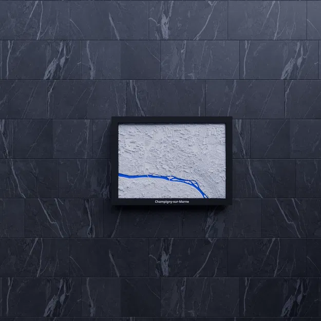 Champigny-sur-Marne, Pháp - Mô hình thu nhỏ 3D - Image 7