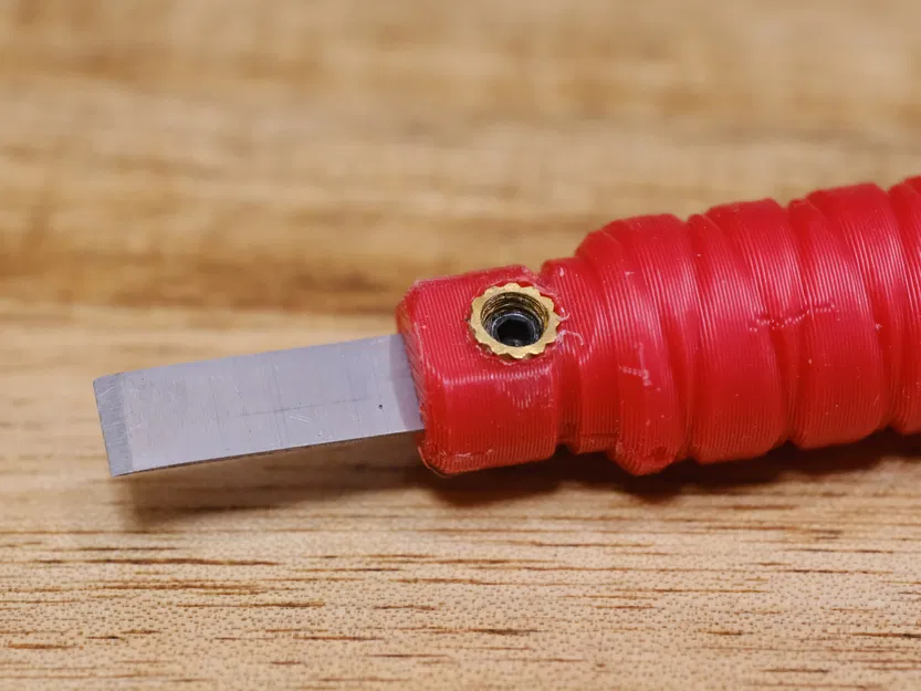 Tay cầm dao hobby công thái học kèm nắp Twist-Lock (cho lưỡi 6mm) - Image 2