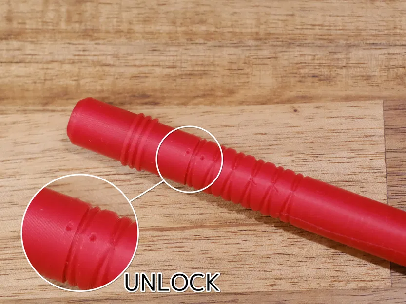 Tay cầm dao hobby công thái học kèm nắp Twist-Lock (cho lưỡi 6mm) - Image 3