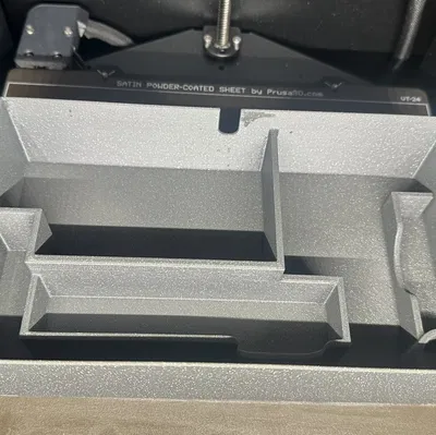 Khay lót ngăn kéo dưới US General Mini Toolbox: bản trống & chia ngăn cho đồ 3D