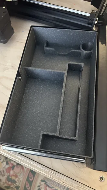 Khay lót ngăn kéo dưới US General Mini Toolbox: bản trống & chia ngăn cho đồ 3D - Image 6