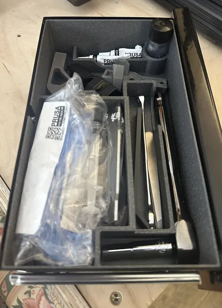 Khay lót ngăn kéo dưới US General Mini Toolbox: bản trống & chia ngăn cho đồ 3D - Image 7