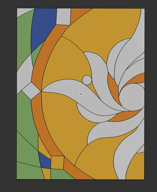 GeoGlass - Hoa Nửa Vòng (Half Ring Flower) - Image 1