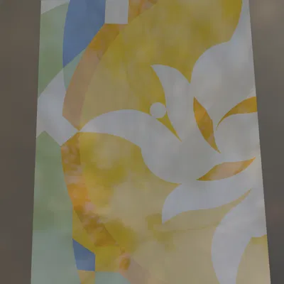 GeoGlass - Hoa Nửa Vòng (Half Ring Flower)