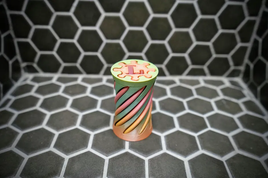 Fidget Vortex Xoắn Ốc Chữ L (Letter L Spiral Vortex Fidget) - Image 4