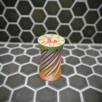 Fidget Vortex Xoắn Ốc Chữ L (Letter L Spiral Vortex Fidget)