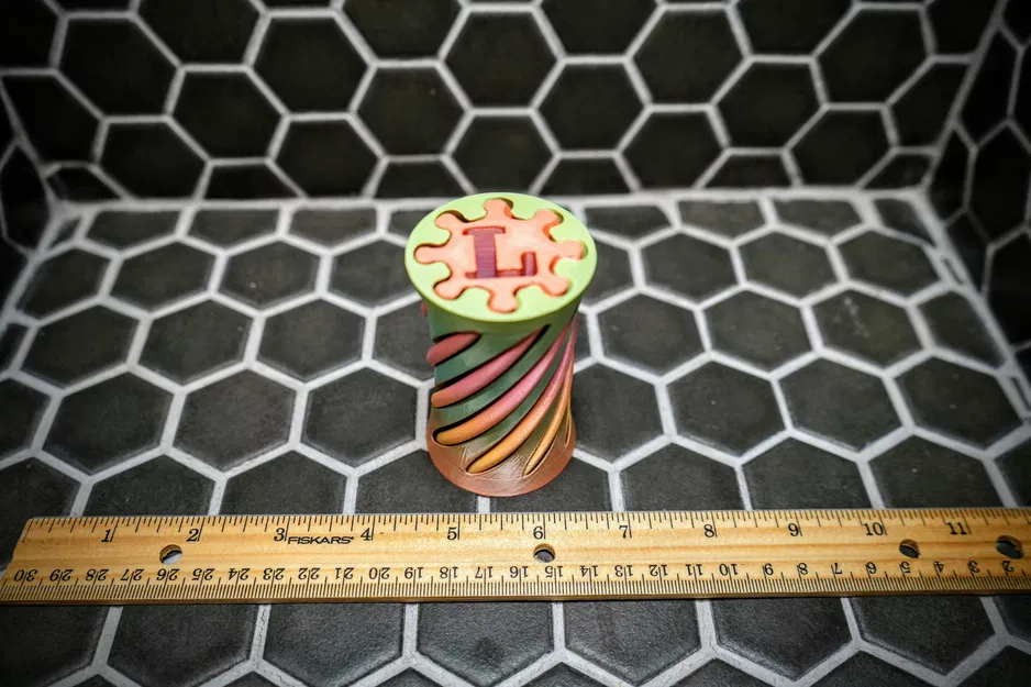 Fidget Vortex Xoắn Ốc Chữ L (Letter L Spiral Vortex Fidget) - Image 5