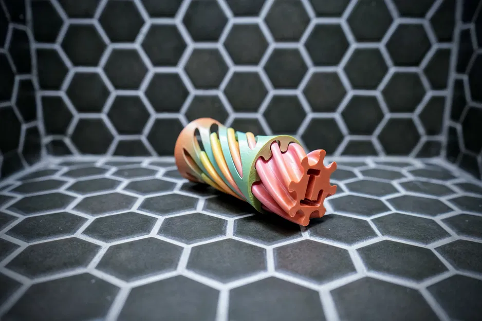 Fidget Vortex Xoắn Ốc Chữ L (Letter L Spiral Vortex Fidget) - Image 9