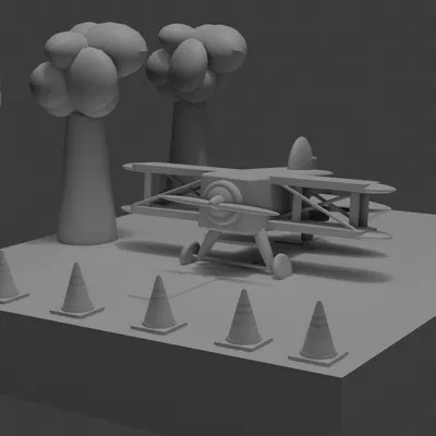 Máy bay trên đường băng