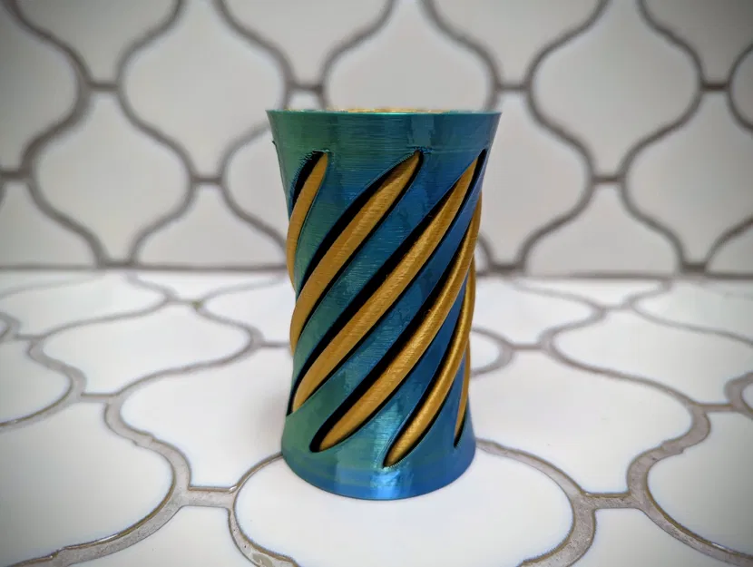 Fidget Vortex Spiral Chữ J (Xoắn 180°) - Image 2