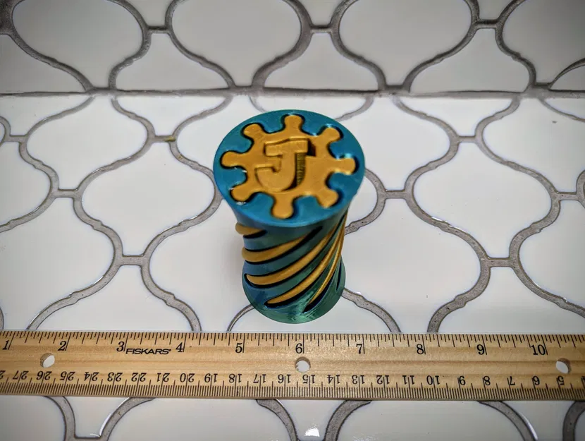 Fidget Vortex Spiral Chữ J (Xoắn 180°) - Image 5