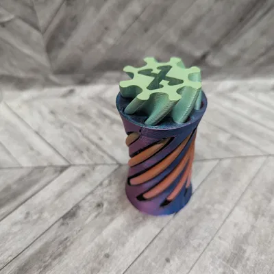 Fidget Letter X Spiral Vortex xoắn 180 độ