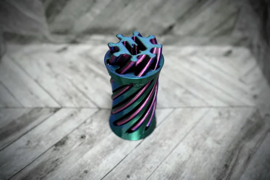 Fidget Letter W Spiral Vortex (Xoáy 180°) - Image 2