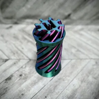 Fidget Letter W Spiral Vortex (Xoáy 180°)