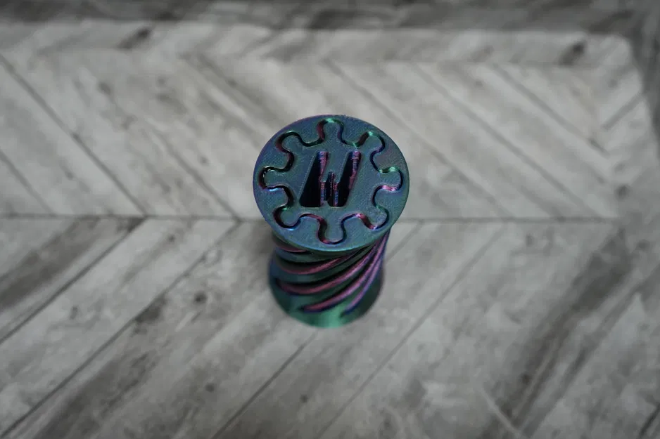 Fidget Letter W Spiral Vortex (Xoáy 180°) - Image 5