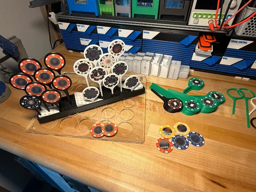 Kệ trưng bày Poker Chip (Poker Chip Display) - Image 1